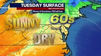 DC weather: Sunny, cool fall Tuesday with highs in the 60s