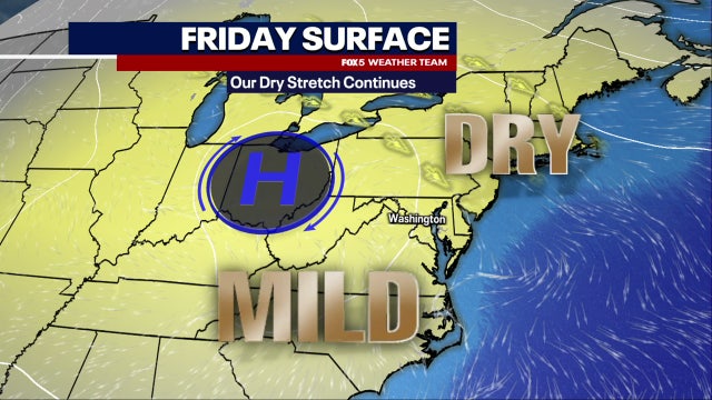 DC weather: Dry, mild Friday ahead of Hurricane Isaias remnants Sunday