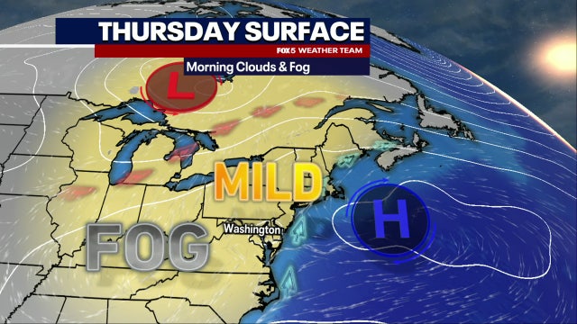DC weather: Patchy morning fog will clear for warm Thursday ahead of cooler Halloween