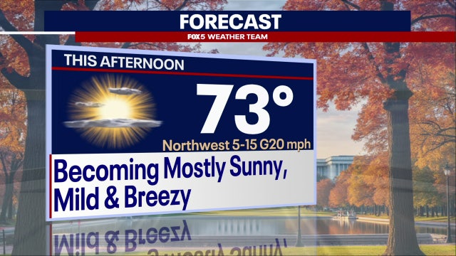 DC weather: Dense Monday morning fog gives way to sunny, mild afternoon