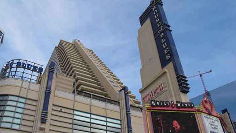 An exterior view of a casino on the Atlantic City Boardwalk