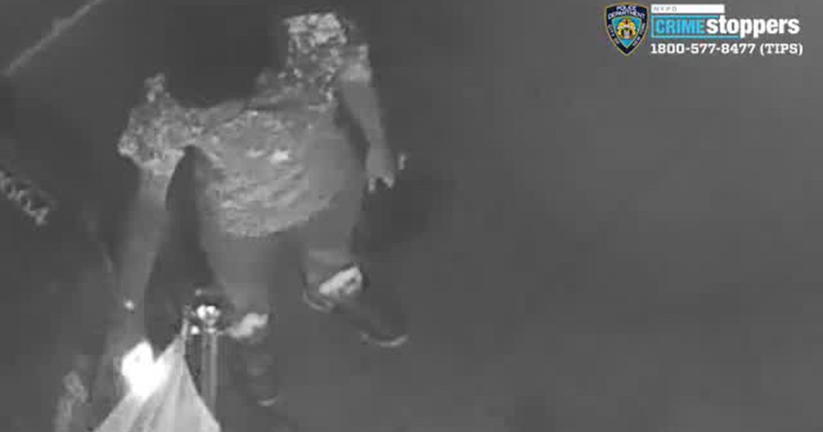 Security video shows man igniting pride flags outside gay bar in Harlem ...