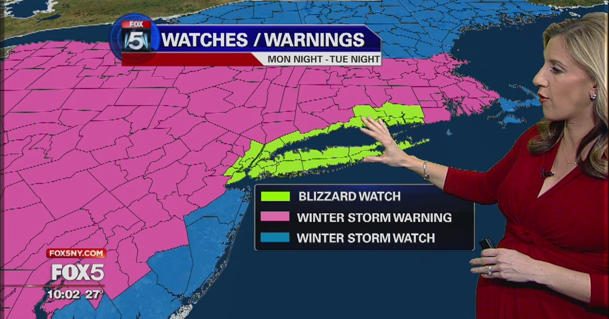 Blizzard warning for Northeast | FOX 5 New York