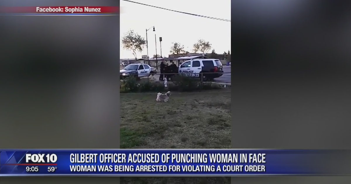 Gilbert police officer accused of punching woman in the face | FOX 5 ...
