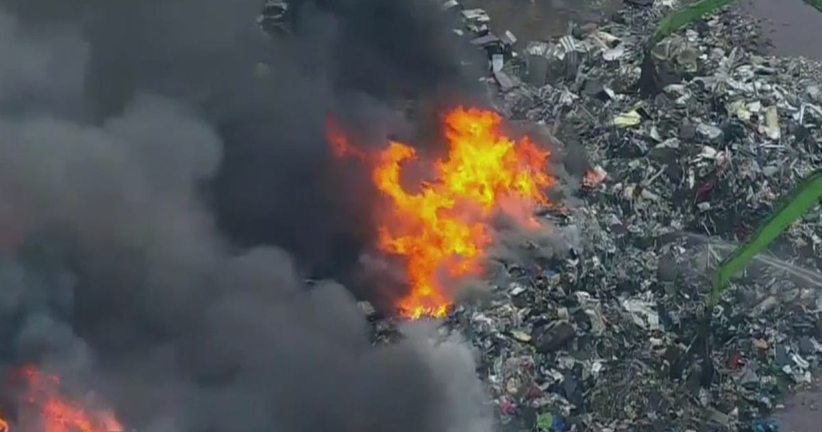 Massive fire at scrap metal yard | FOX 5 New York
