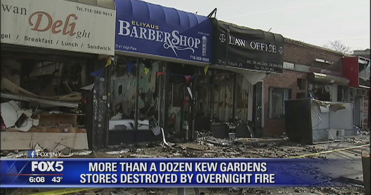 Community saddened by 4 alarm fire in Queens, destroying 14 stores | FOX 5 New York