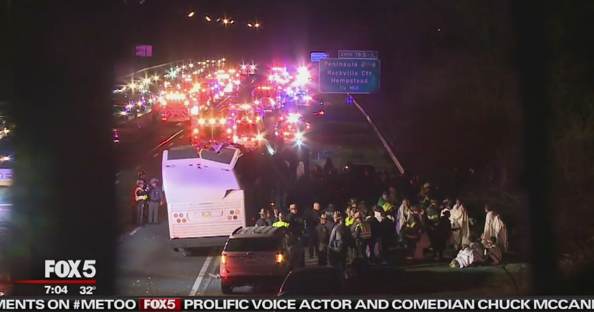 High school students injured when bus strikes overpass | FOX 5 New York