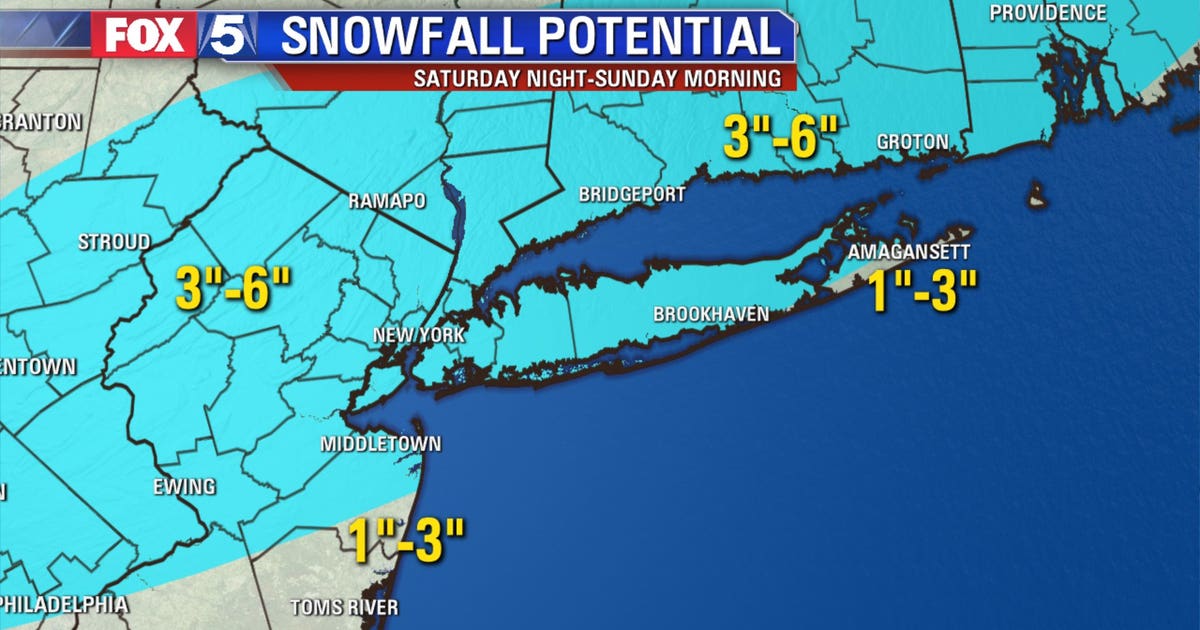 Snowstorm drops several inches on New York City | FOX 5 New York