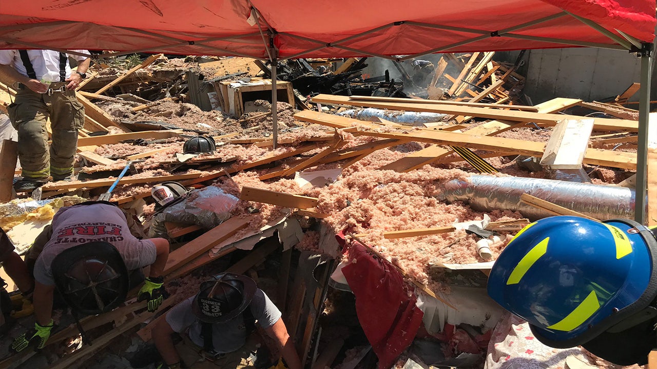 Explosion completely levels home in Ballantyne