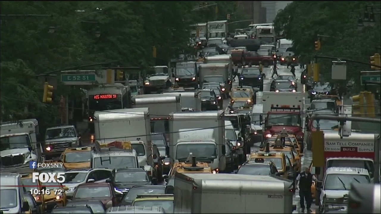 nyc gridlock in video