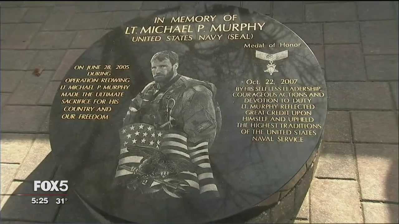 Daniel Murphy, father of Navy SEAL Lt. Michael Murphy, speaks to