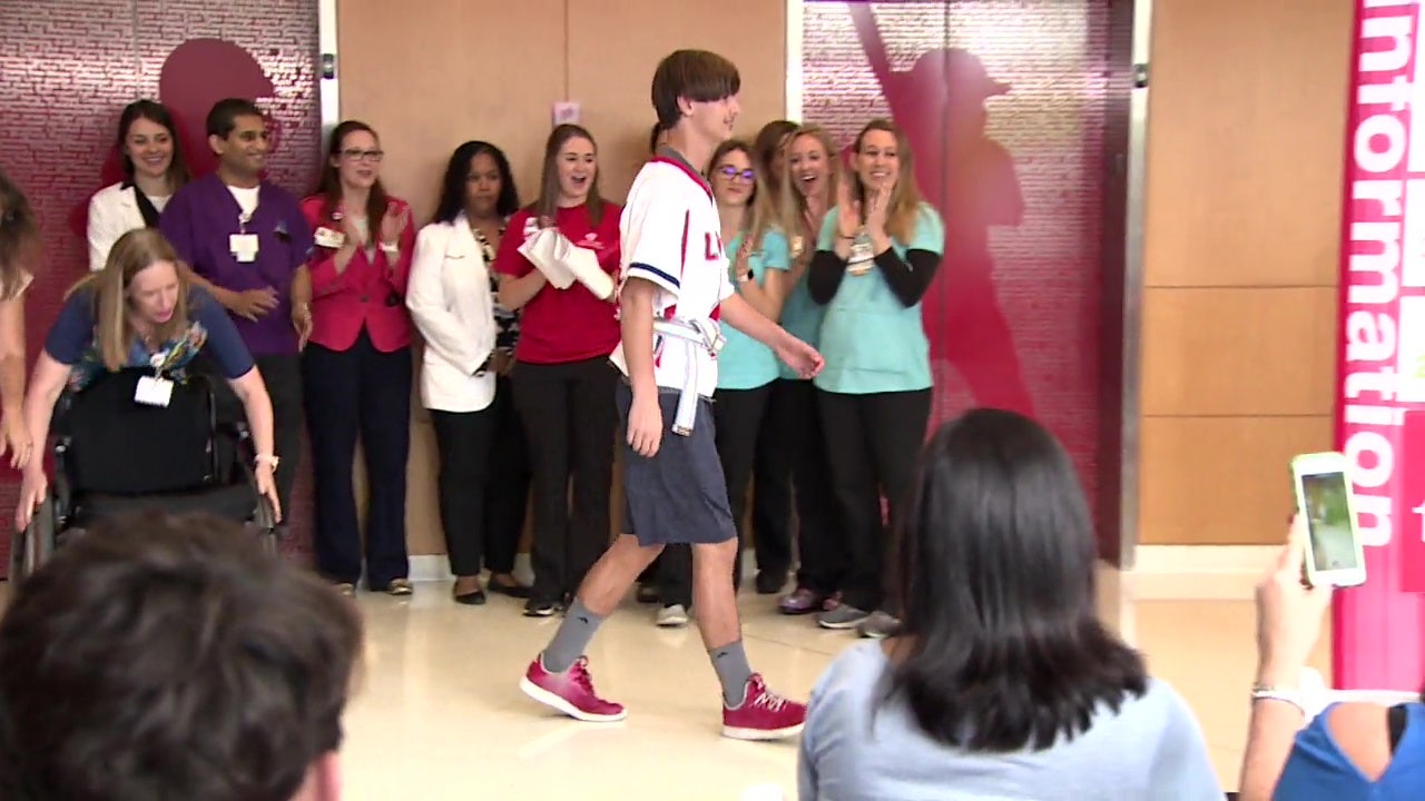 South Florida teen walks again after lacrosse accident left him paralyzed