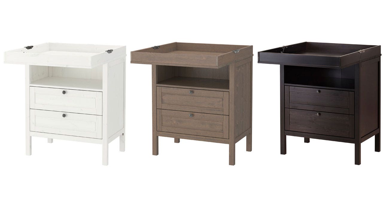 ikea sundvik changing table recall