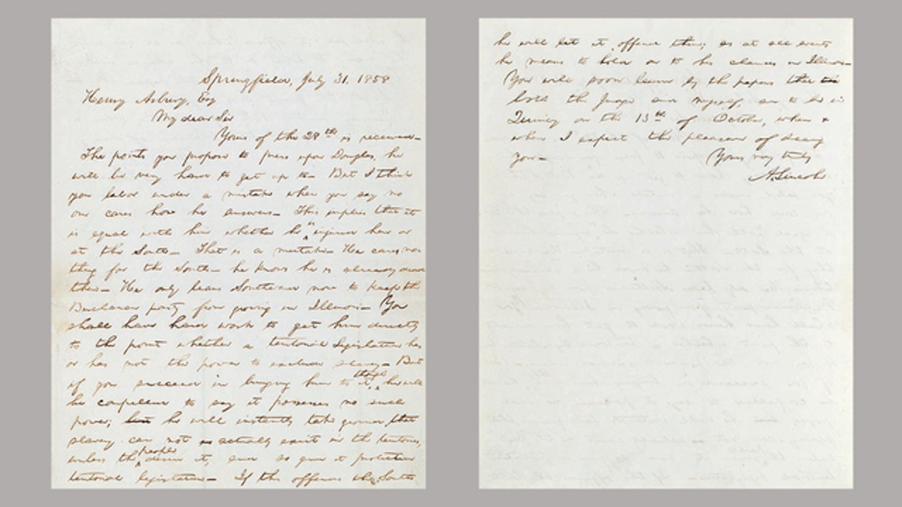 Abraham Lincoln Slavery Letter To Be Auctioned | FOX 5 New York