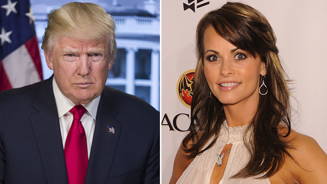 Former Playboy model says Trump tried to pay her after