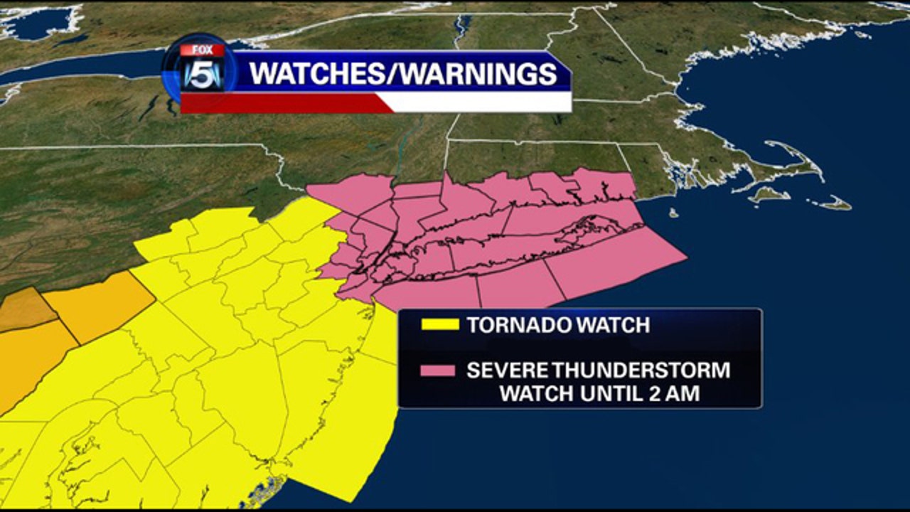 Tornado Watch expires for New Jersey | FOX 5 New York