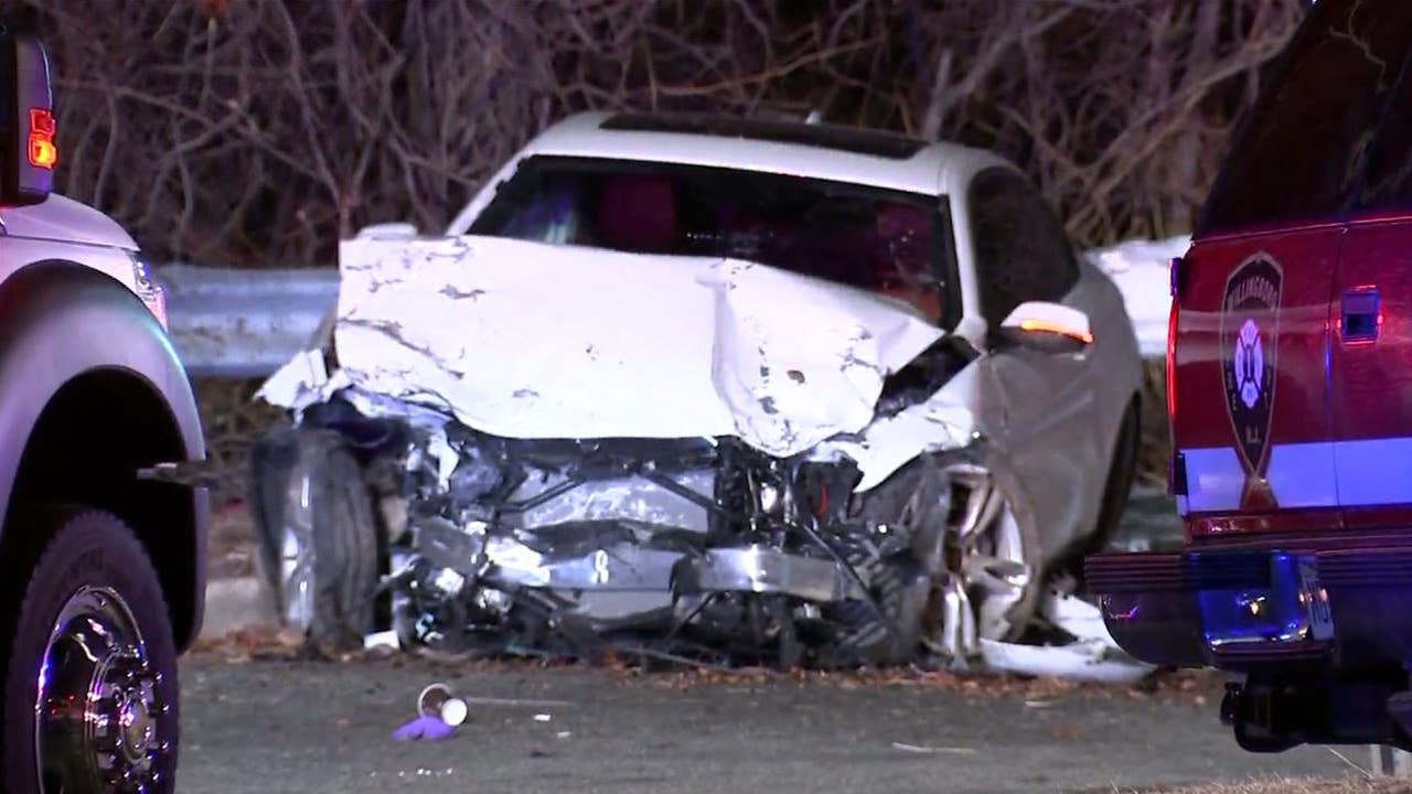 Husband and wife killed after crash sends car into NJ lake