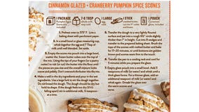 Sandra Lee's Cinnamon Cranberry Pumpkin Scones