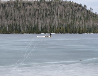 Young moose crosses weak ice on Hungry Jack Lake on the Gunflint Trail_1491857508864-409162.JPG