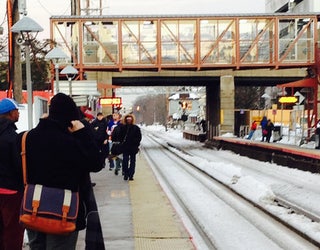 Snowy LIRR