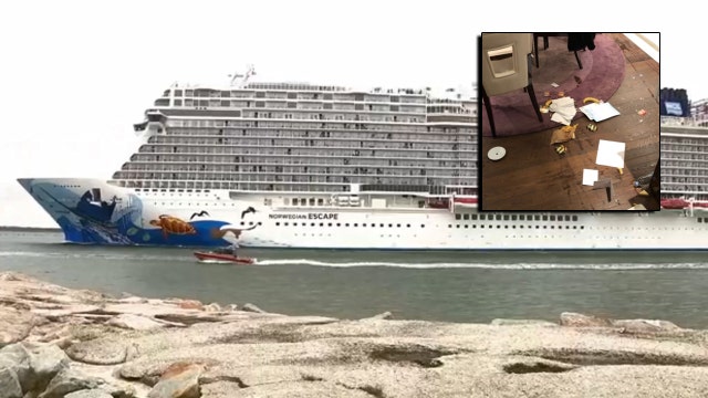 Powerful wind gust rocks Norwegian cruise ship, passengers hurt