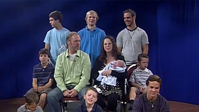 Family with 13 sons expecting again