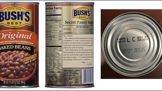 Recall issued for Bush's Baked Beans for defective cans