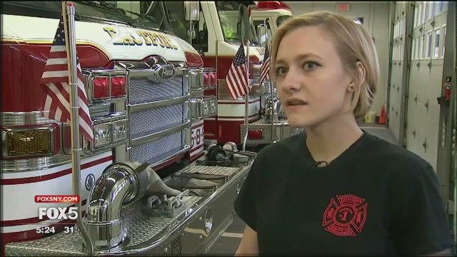 Young firefighter proves herself, becomes a lieutenant