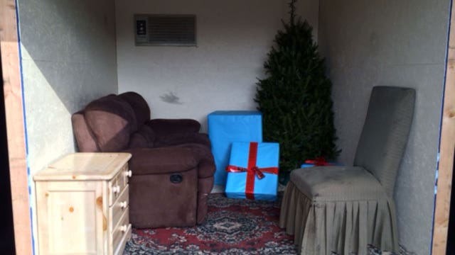 Christmas tree fire warning