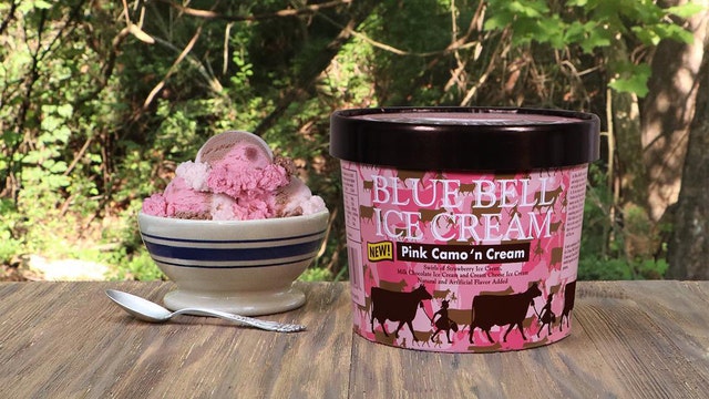 Blue Bell launches new Pink Camo n' Cream flavor