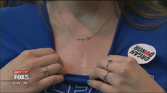 Heart recipient on a mission to register much-needed organ donors in New York