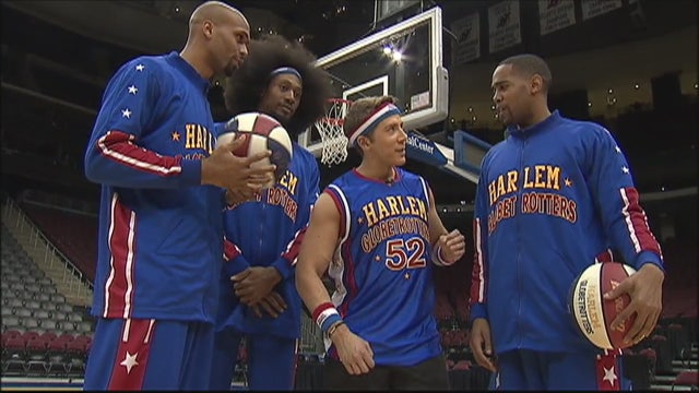 Playing with the Harlem Globetrotters