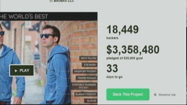 Travel jacket crowdfunding campaign explodes