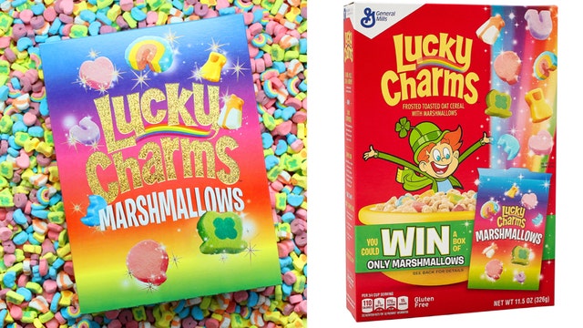 Marshmallows-only boxes of Lucky Charms being released