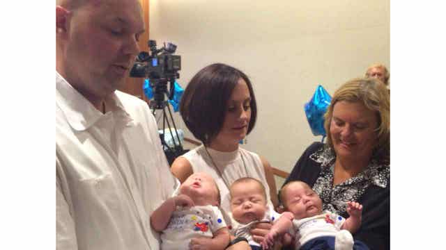 Rare identical triplets born on Long Island