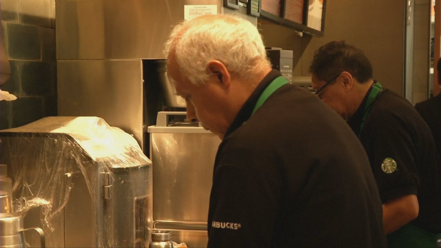 Starbucks opens cafe staffed by seniors