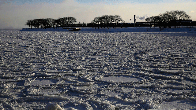 PHOTOS: Lake Michigan frozen over
