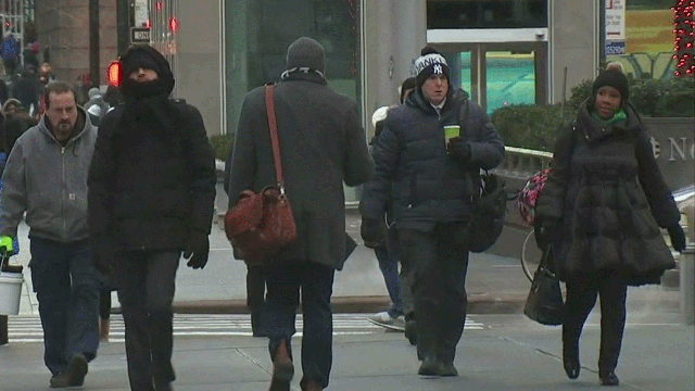 Another frigid day hitting NYC region