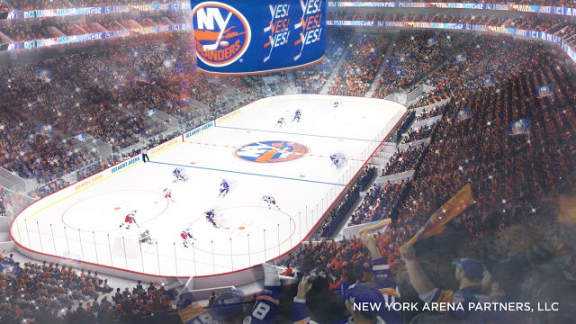 RENDERINGS: Islanders' future arena at Belmont Park