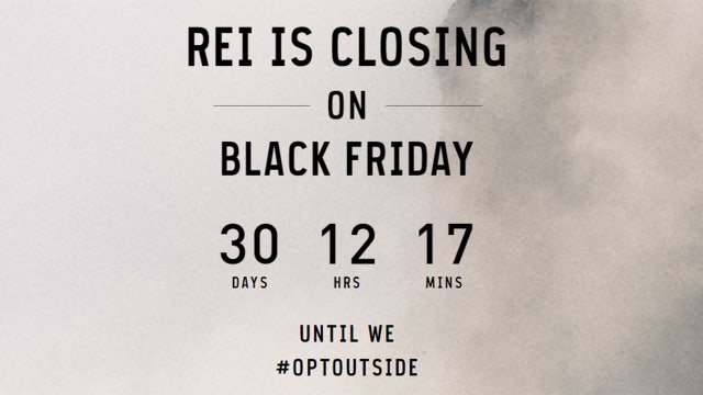 Outdoor retailer REI to close stores on Black Friday