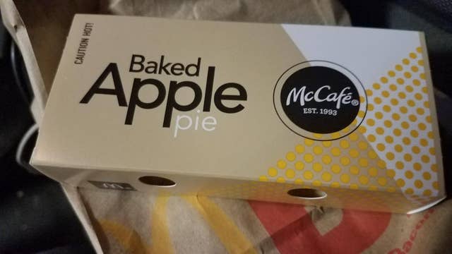 Woman arrested over McDonald's apple pie