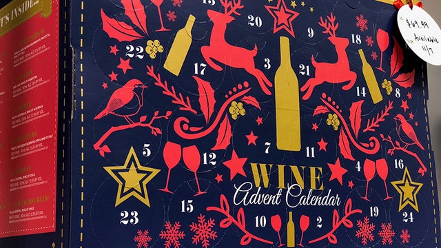Advent calendars with wine and cheese