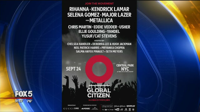 How to earn your ticket to Global Citizen Festival