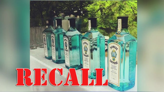 Thousands of bottles of gin recalled for too much alcohol