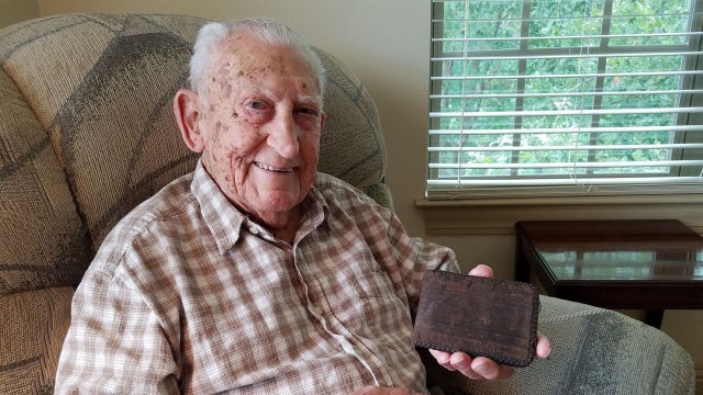 Georgia man gets lost wallet back after 77 years