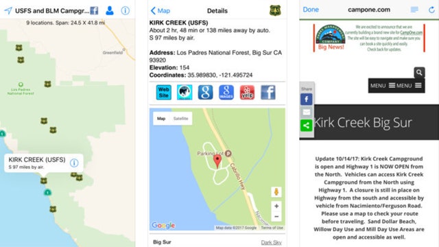4 mobile apps for campers