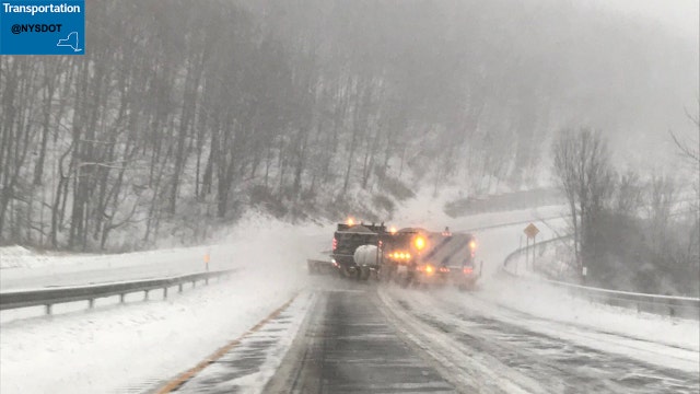 Snow, sleet, freezing rain hit New York area
