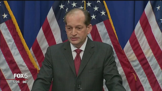 Secretary Acosta defends 2008 Epstein plea deal