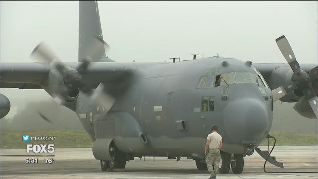 New York airmen ready to help hurricane victims