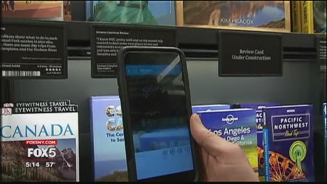 Amazon bookstore opens in New York